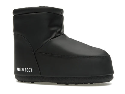 Moon Boot No Lace Rubber Boot Black