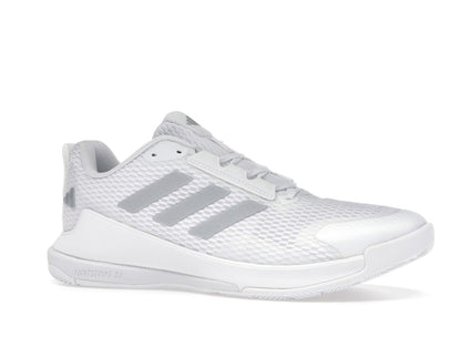 adidas Novaflight 2 Indoor Cloud White Silver Metallic (Women's)