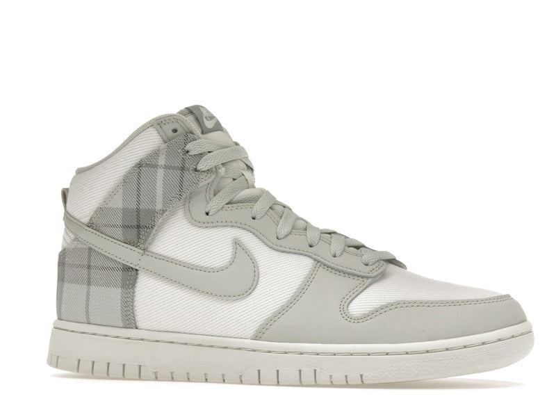 Nike Dunk High SE Tartan Plaid White Light Green