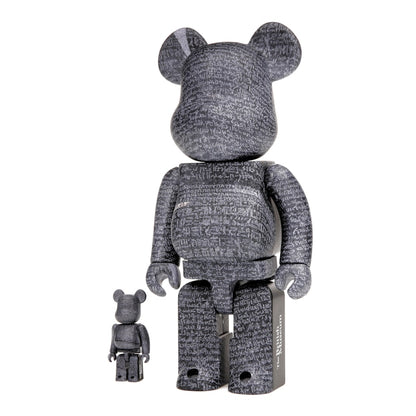 Bearbrick The British Museum (The Rosetta Stone) 100% & 400% Set