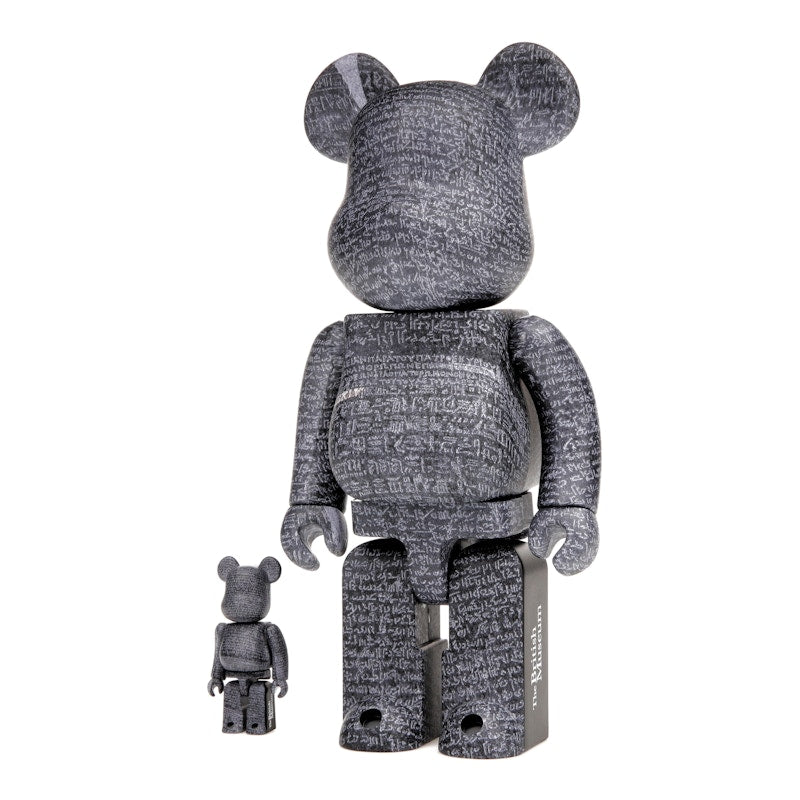 Bearbrick The British Museum (The Rosetta Stone) 100% & 400% Set