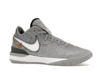 Nike Zoom LeBron NXXT Gen Wolf Grey Metallic Gold