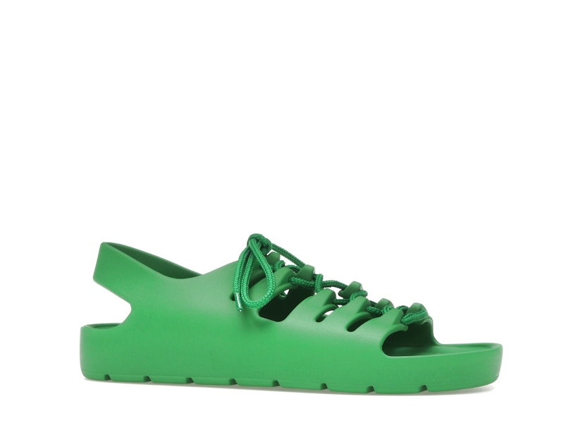 Bottega Veneta Jelly Lace Up Sandal Green (Women's)