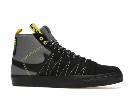 Nike SB Zoom Blazer Mid PRM Acclimate Cool Grey Yellow Strike