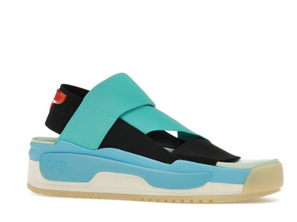 adidas Y-3 Hokori Sandal Black Mint Cyan