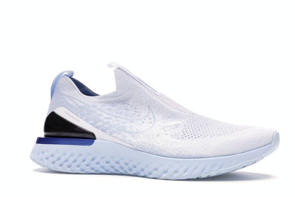 Nike Epic React Moc Flyknit White Hydrogen Blue