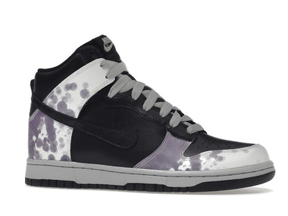 Nike Dunk High Splatter Black White Purple (Women's)