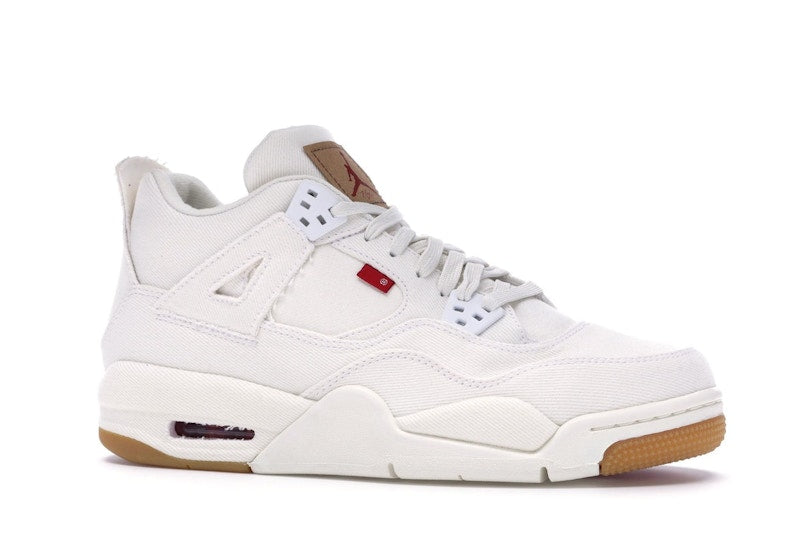 Jordan 4 Retro Levi's White (GS) (Blank Tag)