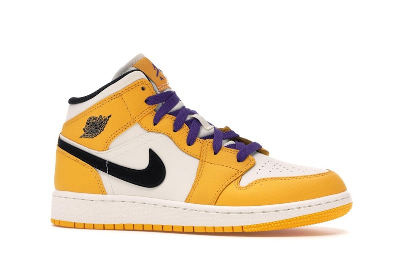 Jordan 1 Mid SE Lakers (GS)