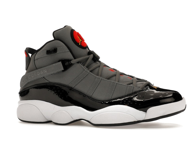Jordan 6 Rings Smoke Grey Black Red Gold