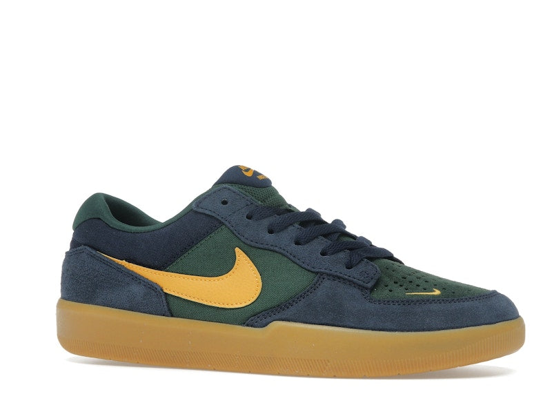 Nike SB Force 58 Midnight Navy Fir Gum Light Brown University Gold