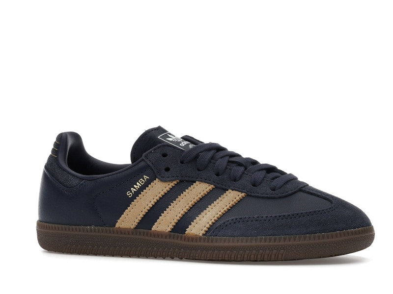 adidas Samba OG Shadow Navy Golden Beige
