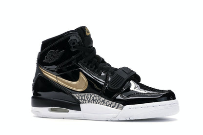 Jordan Legacy 312 Black Gold Patent (GS)