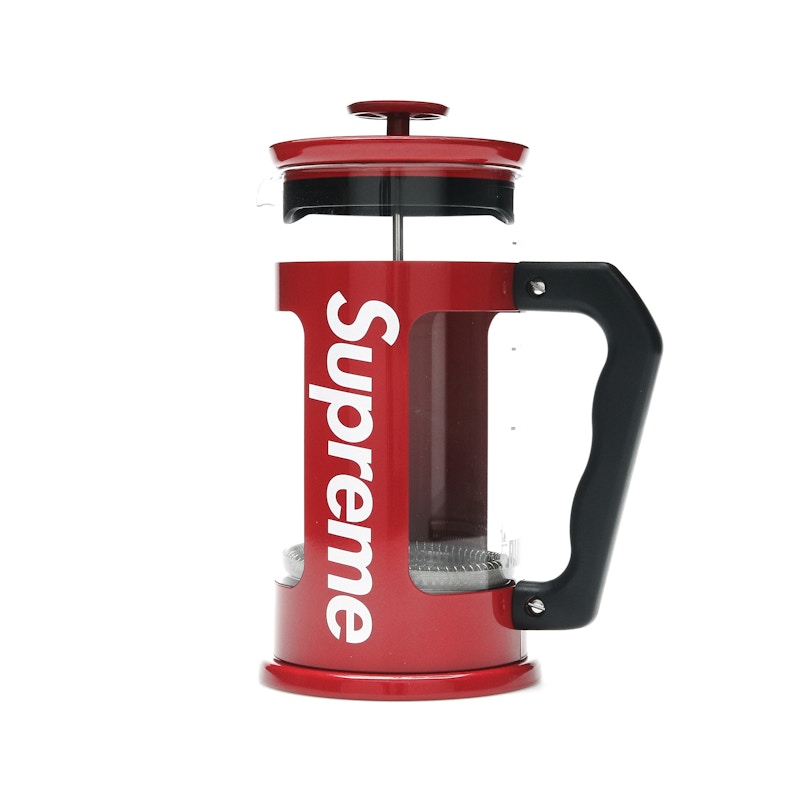 Supreme Bialetti 8-Cup French Press Red