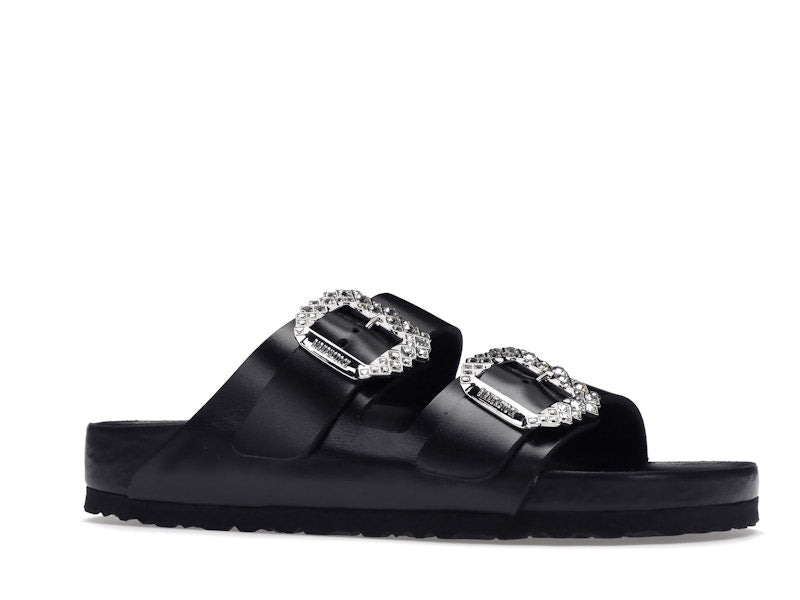 Birkenstock Arizona Manolo Blahnik Black