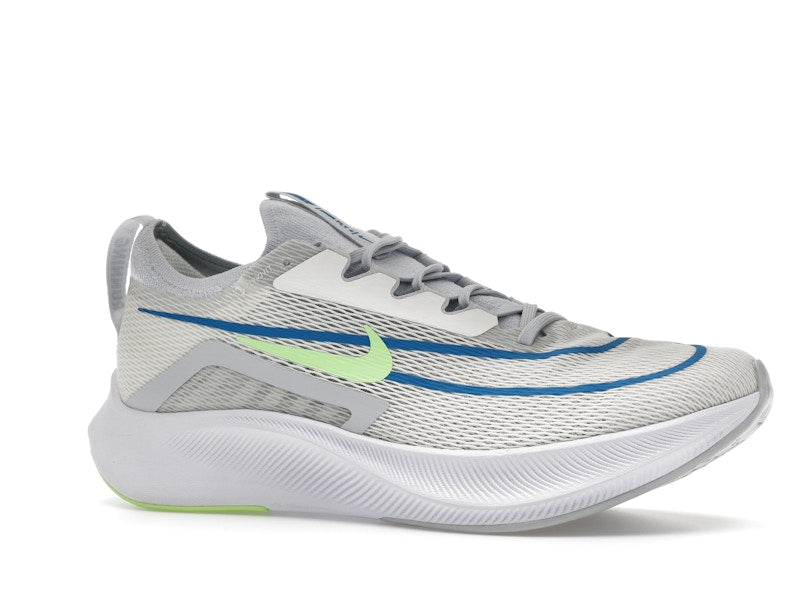 Nike Zoom Fly 4 Summit White Imperial Blue Lime Glow