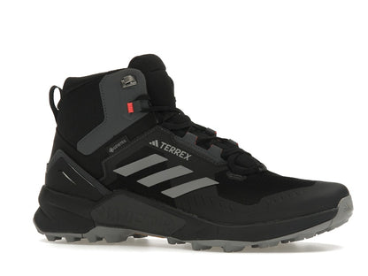 adidas Terrex Swift R3 Mid GTX Core Black Grey Solar Red