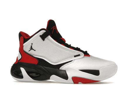 Jordan Max Aura 4 White Black University Red