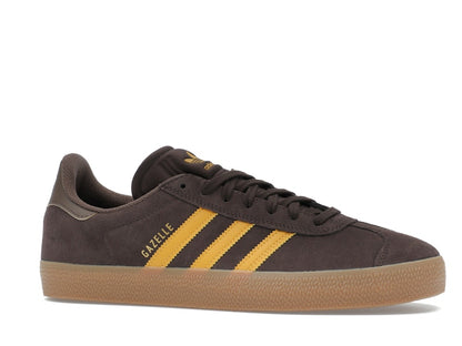 adidas Gazelle ADV Dark Brown Preloved Yellow