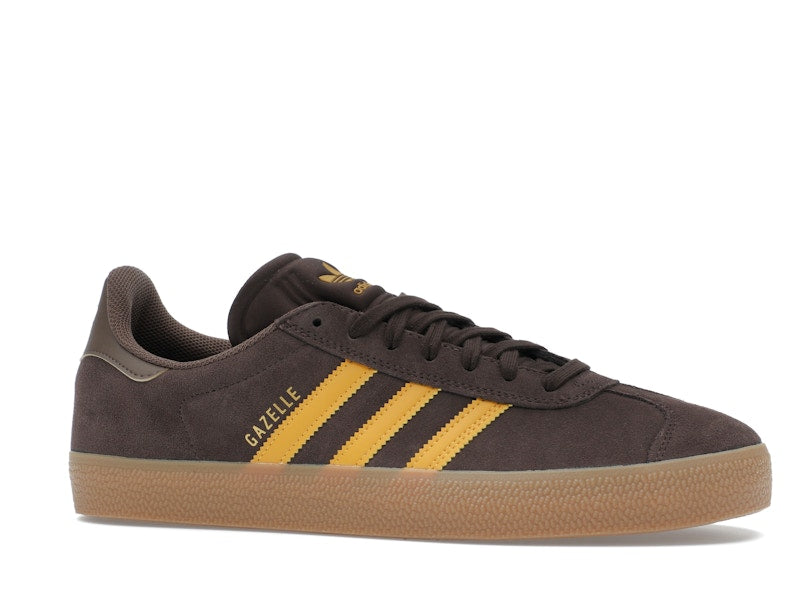 adidas Gazelle ADV Dark Brown Preloved Yellow