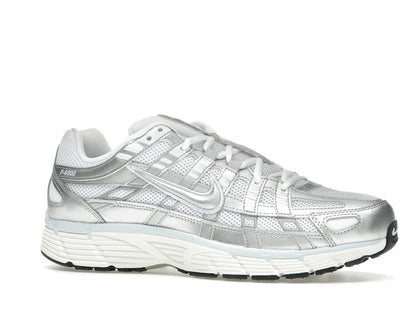 Nike P-6000 White Blue Tint Sail Metallic Silver (Women's)