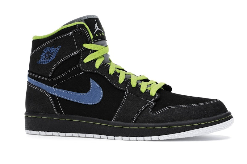Jordan 1 Retro High Black Cyber Blue Sapphire