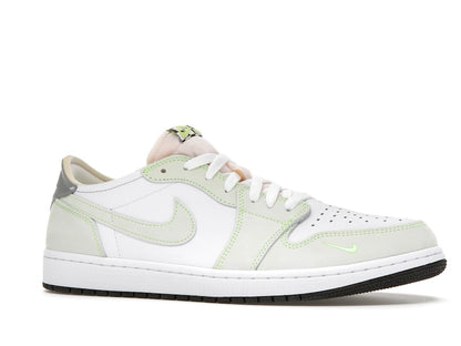 Jordan 1 Retro Low White Ghost Green Black