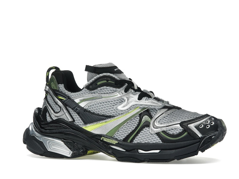 Balenciaga Runner 2.0 Worn-Out Silver Neon Yellow