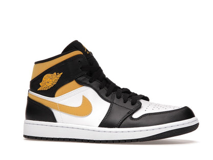 Jordan 1 Mid White Pollen Black