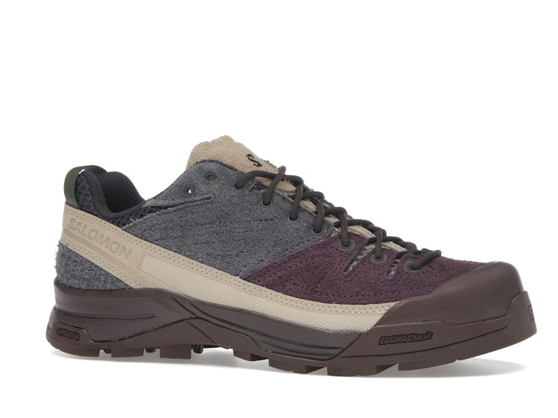Salomon X-ALP Suede Plum Perfect Nine Iron