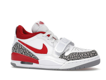 Jordan Legacy 312 Low White Cement Gym Red (Women's)