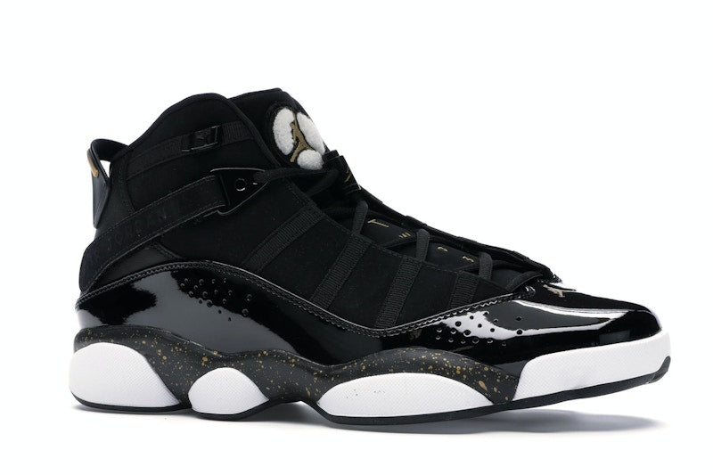 Jordan 6 Rings Black Metallic Gold White