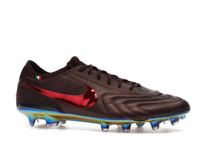 Nike Tiempo Legend 10 Elite Luxe FG Montebelluna Leather Port Wine