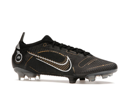 Nike Mercurial Vapor 14 Elite FG Black Metallic Silver Cave Stone Metallic Gold