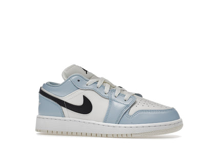 Jordan 1 Low Ice Blue Black (GS)
