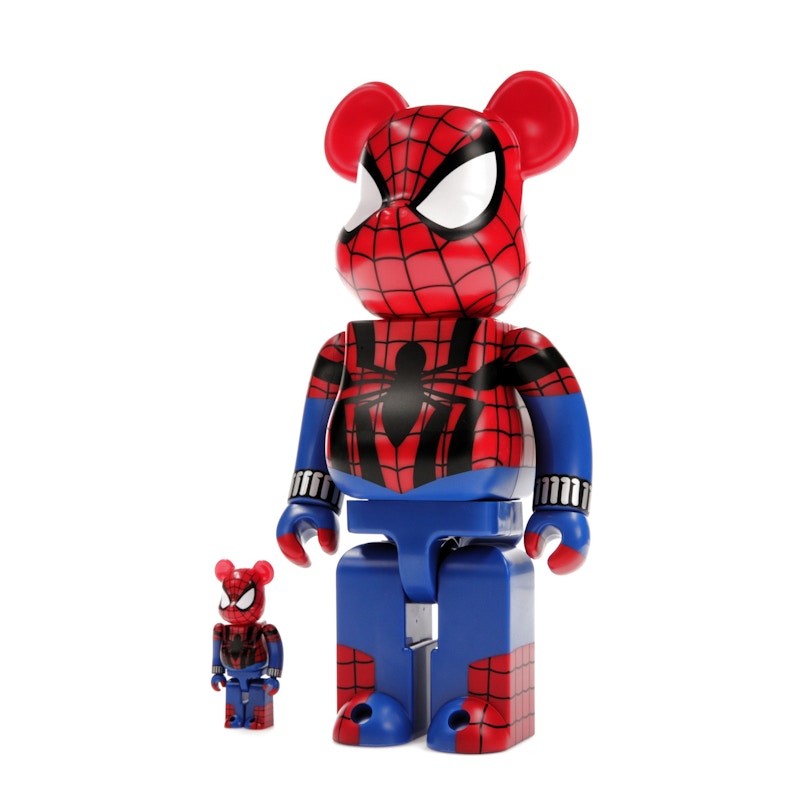 Bearbrick x Marvel Spider-Man (Ben Reilly) 100% & 400% Set