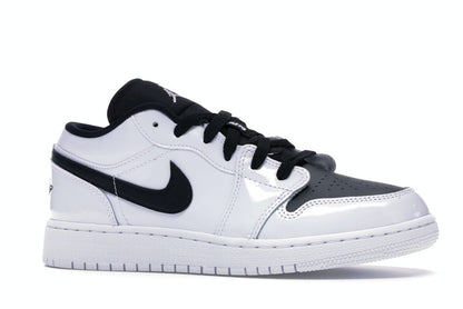Jordan 1 Low White Black Patent (GS)