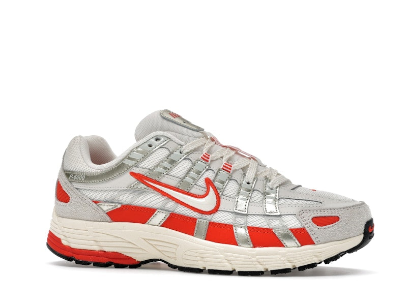 Nike P-6000 Sail Pale Ivory Light Bone Picante Red (Women's)