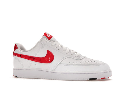 Nike Court Vision Low Swoosh Print Red