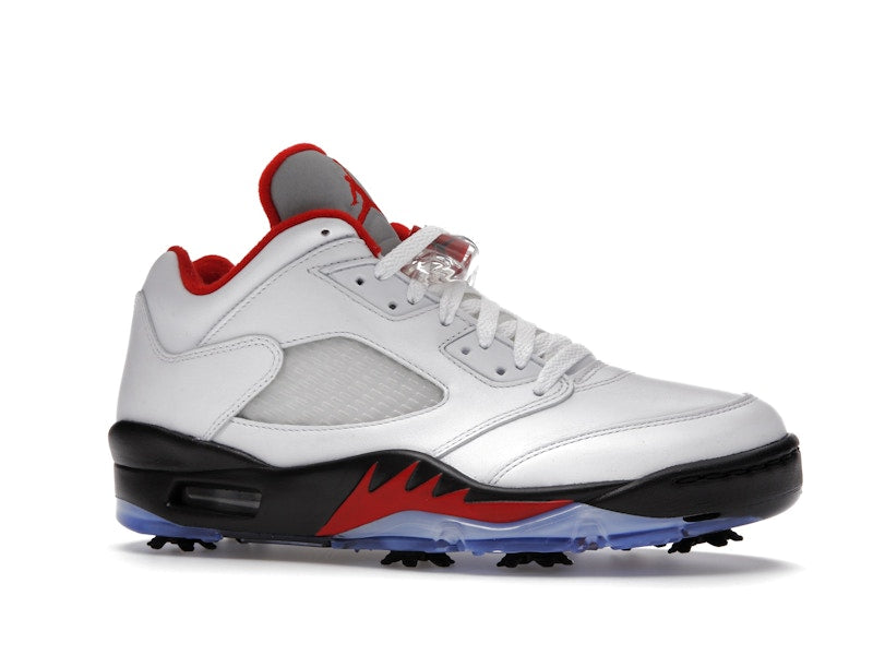 Jordan 5 Retro Low Golf Fire Red (Silver Tongue)