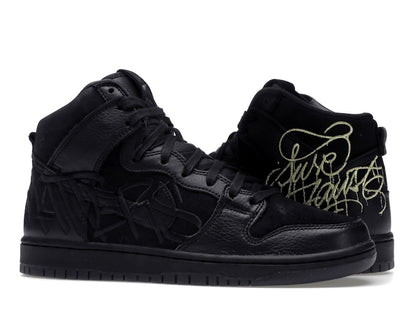 Nike SB Dunk High FAUST Black Gold