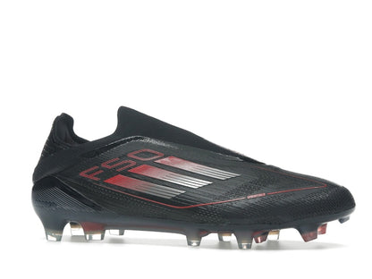 adidas F50 Elite Laceless FG Core Black Iron Metallic Lucid Red