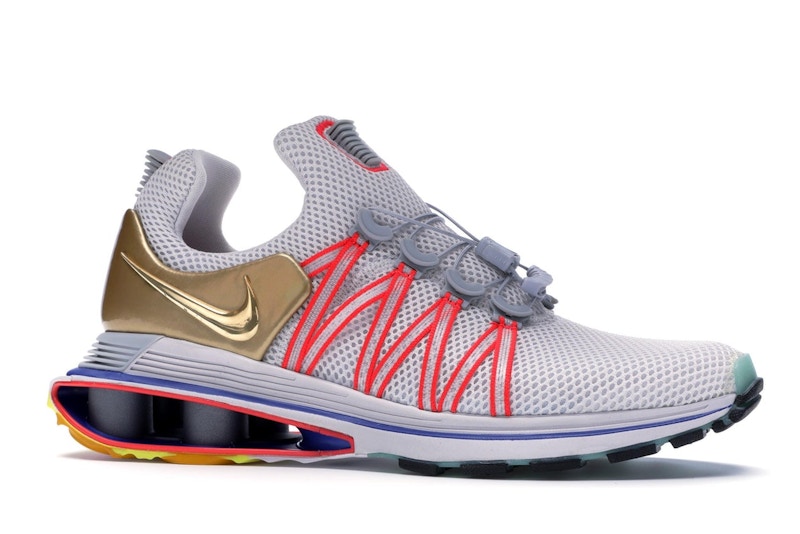Nike Shox Gravity Vast Grey Metallic Gold