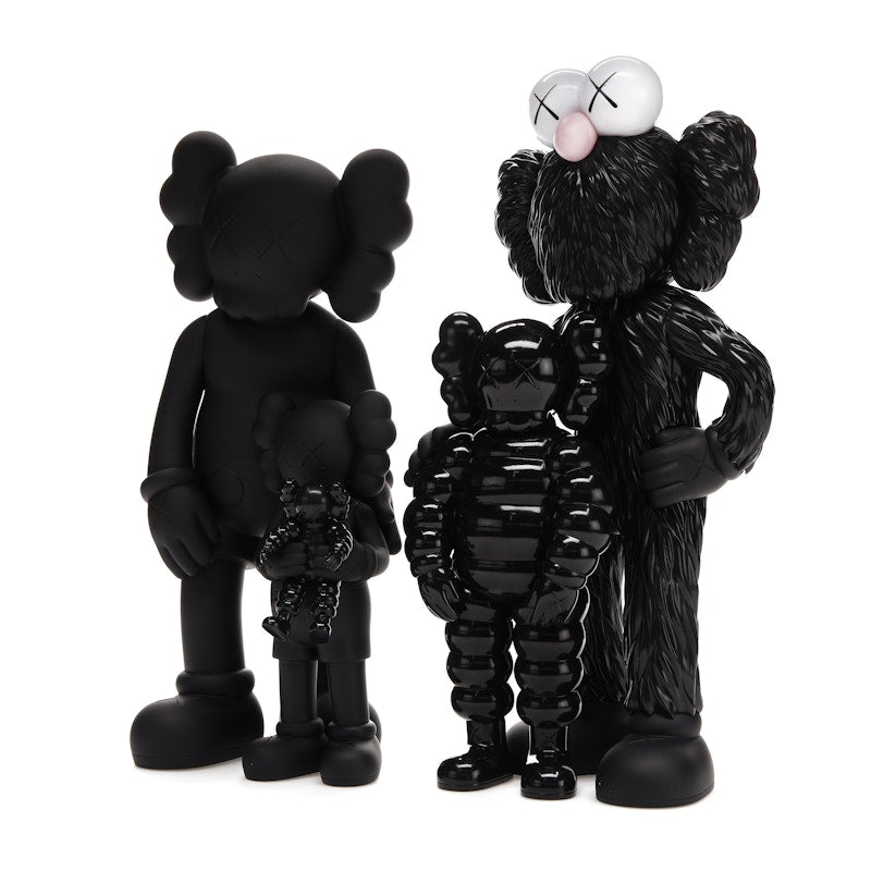 KAWS Family Vinyl Figures Black