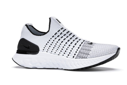 Nike React Phantom Run Flyknit 2 White Black