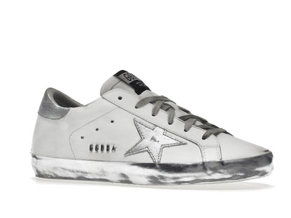 Golden Goose Super-Star White Silver Sparkle (Women's)