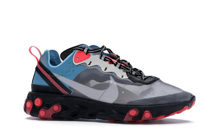 Nike React Element 87 Blue Chill Solar Red