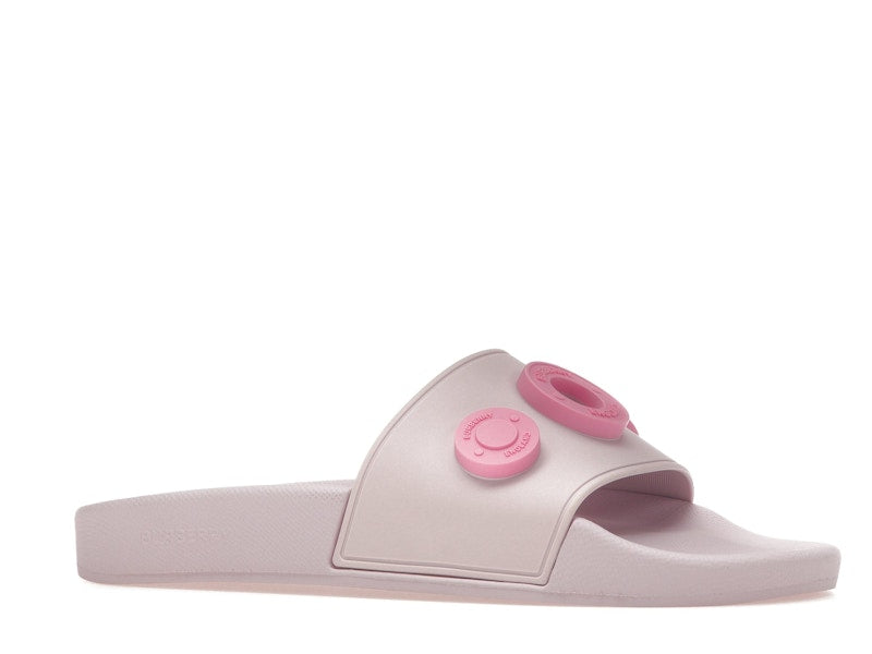 Burberry Logo Graphic Rubber Slide Pale Candy Pink (Women's)