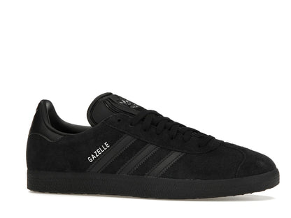 adidas Gazelle All Black Silver Metallic