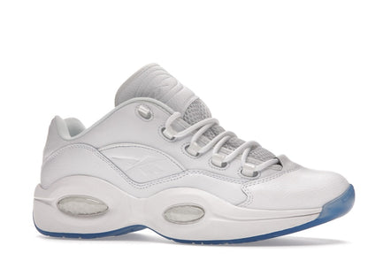 Reebok Question Low White Clear Blue Sole